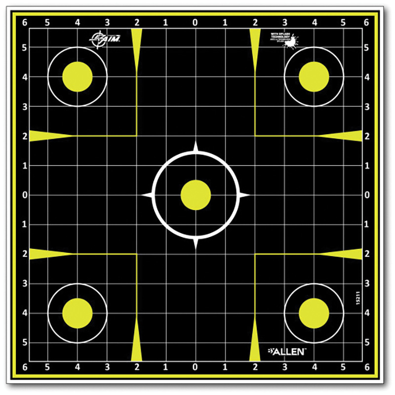 EZ-Aim 15211 Splash Reactive Sight In Grid Non-Adhesive 12 Pack - View 2