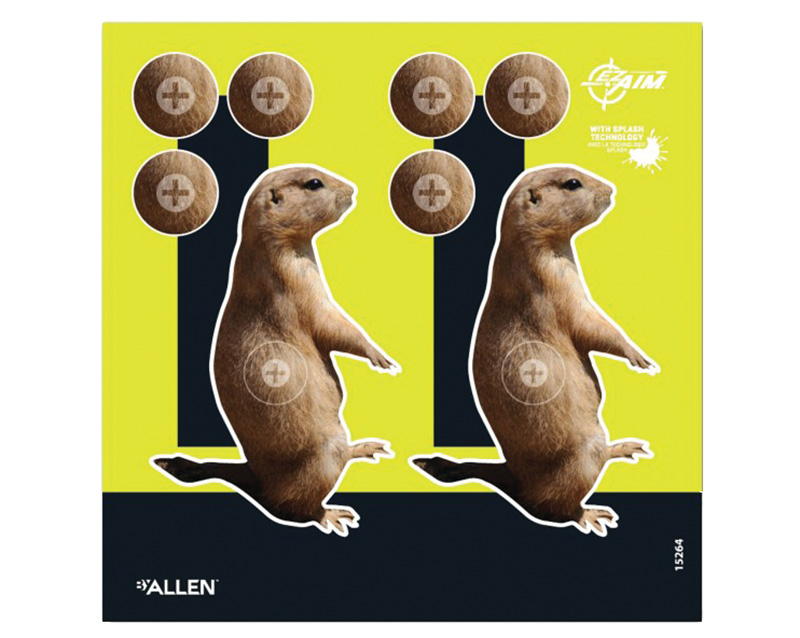 Allen 15264 EZAim SplashTarget Prairie Dog 8x8 6pk - View 2