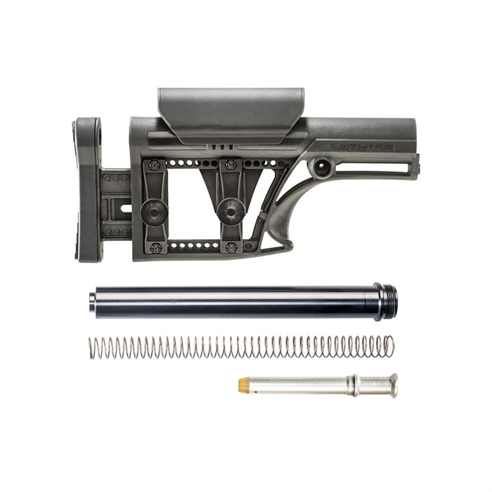 Luth-AR MBA-1K Buttstock with 223/5.56 Buffer Assembly, Black - View 2