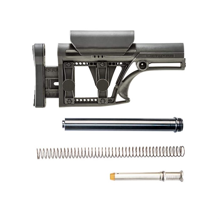 LUTH-AR MBA-1K308 Buttstock Kit, Adjustable, Black, AR-15 .308/7.62 - View 2