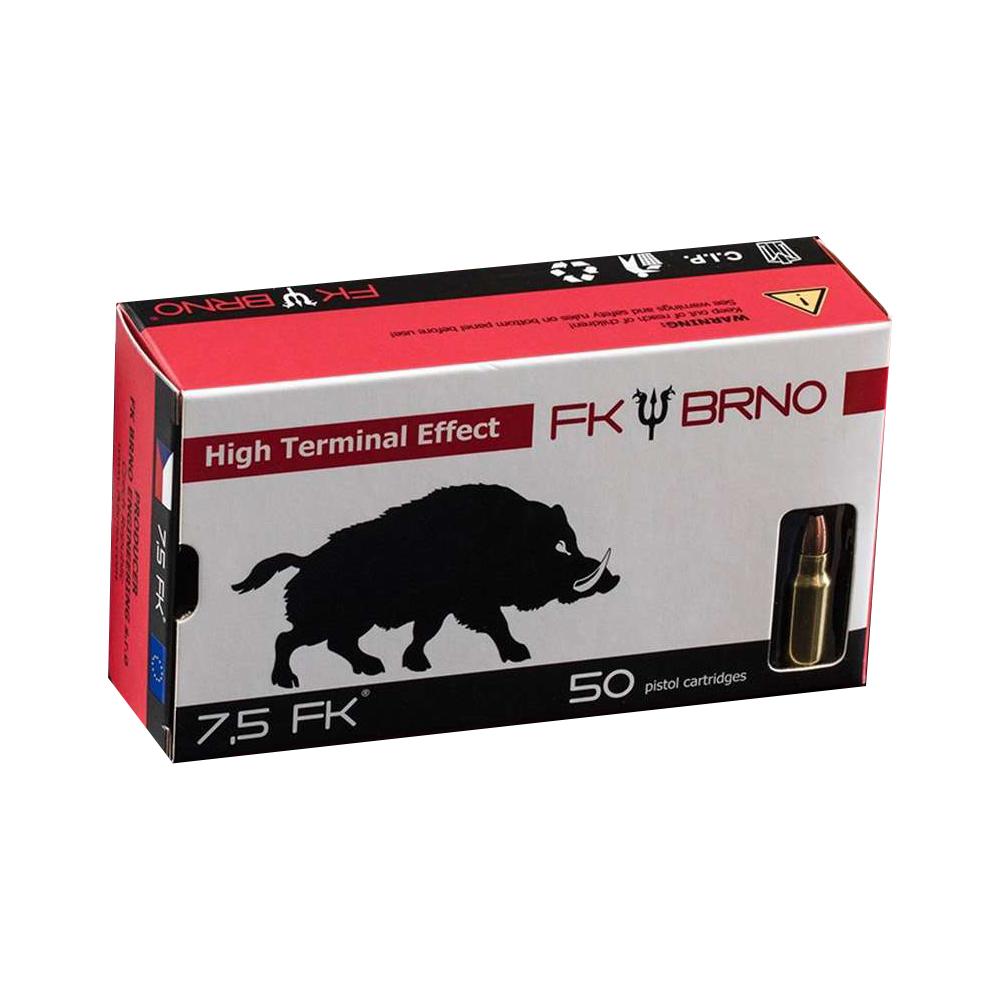 FK Brno FKAMMOF950 7.5 FK 101gr Copper Flat Nose Ammo 50 Rounds - View 2
