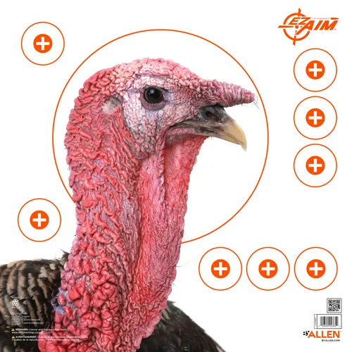 Allen EZ Aim Patterning Turkey Target 12x12 6 Pack - View 2