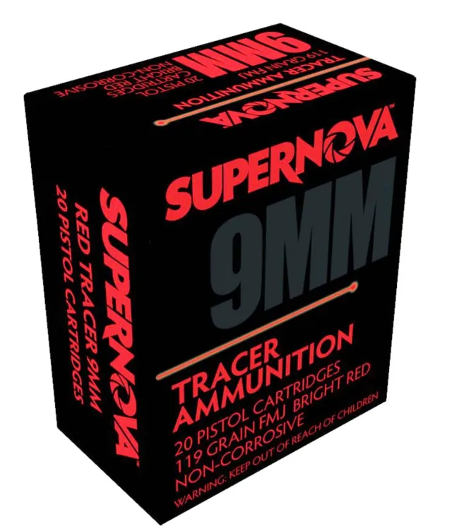 Piney Mountain PMSN9MMR 9mm Luger 119gr Red Tracer FMJ 20 Rounds - View 2