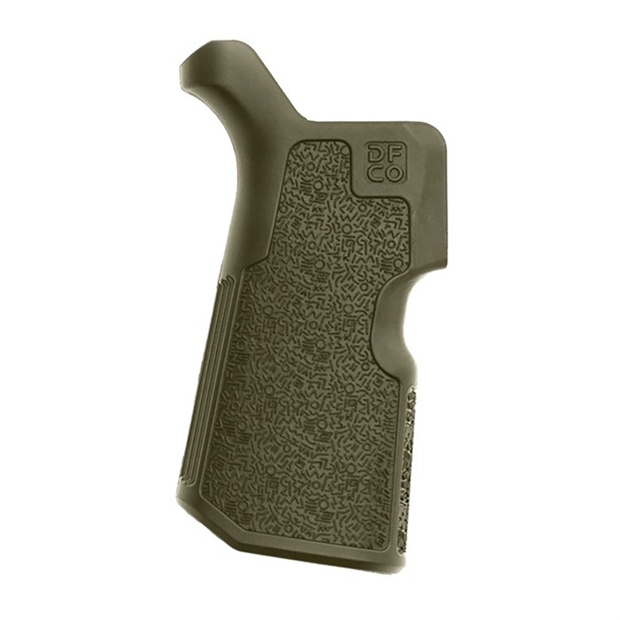 Die Free Co KFGODG Kung Fu Grip Olive Drab Nylon for AR15/M4/AR10/SR25 - View 2