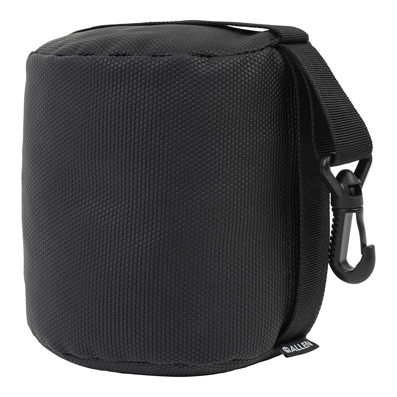 Allen 18437 Eliminator Cylinder Filled Front Shooting Bag Black 5"x5"x7" - View 2
