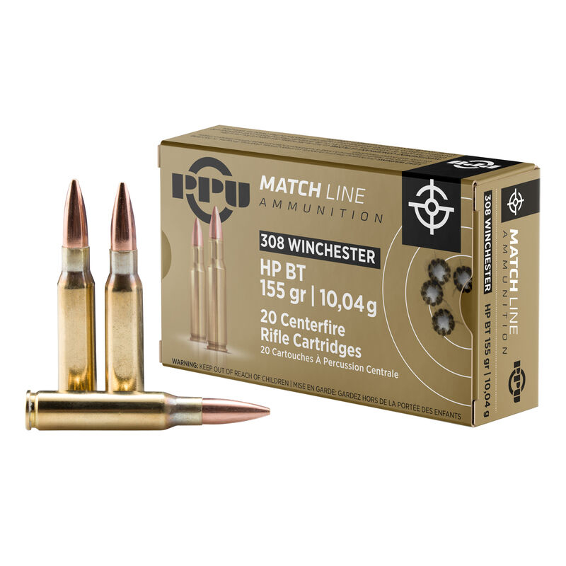 Prvi Partizan PPM3081 .308 Win 155gr HPBT Match Ammo 20 Rounds - View 2