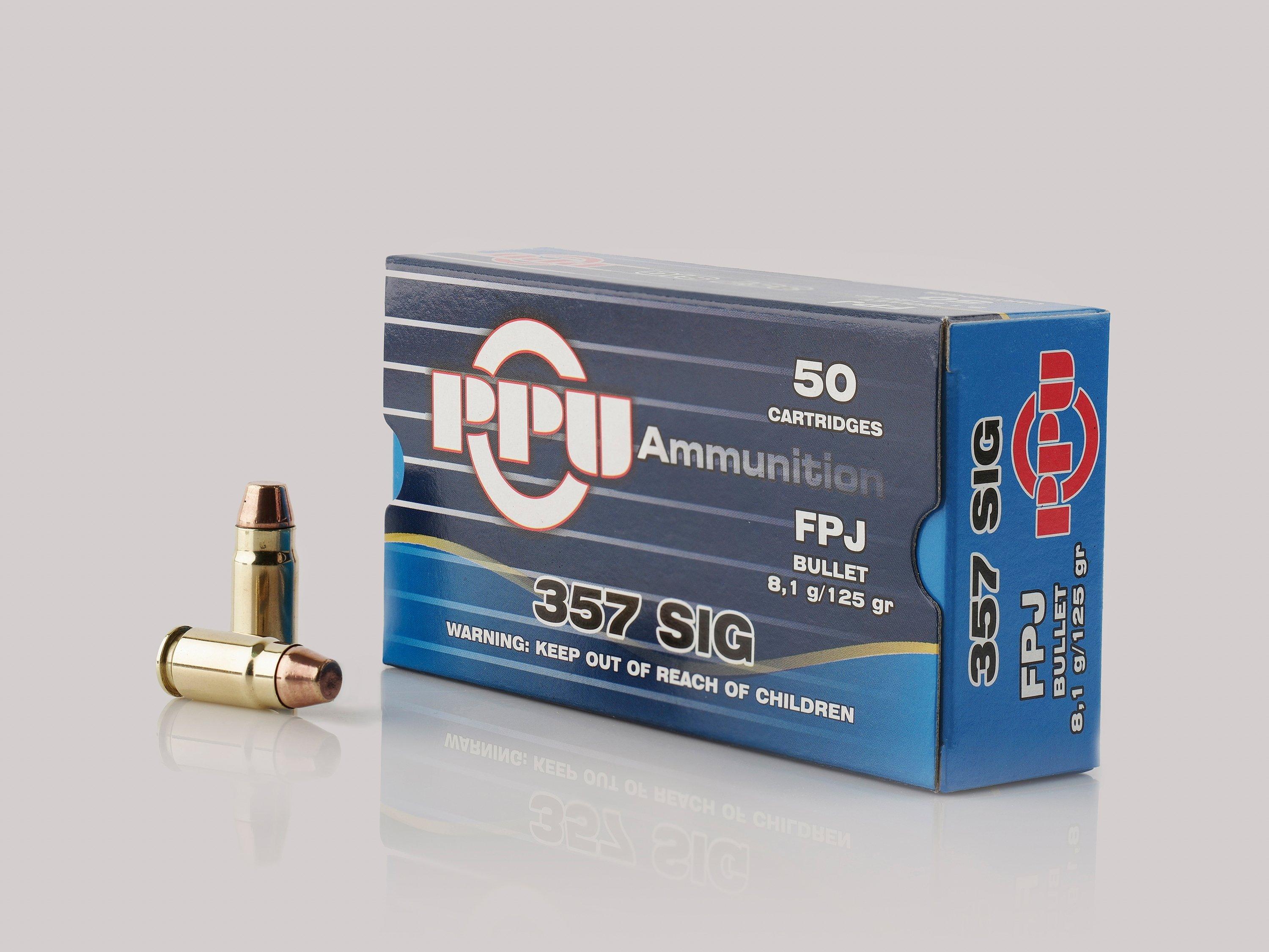 Prvi Partizan PPH357S .357 SIG 125gr FPJ Ammo 50 Rounds - View 2