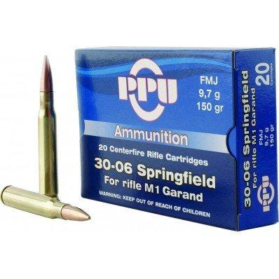 Prvi Partizan PP3006G .30-06 Springfield 150gr FMJ Ammo 20 Rounds - View 2