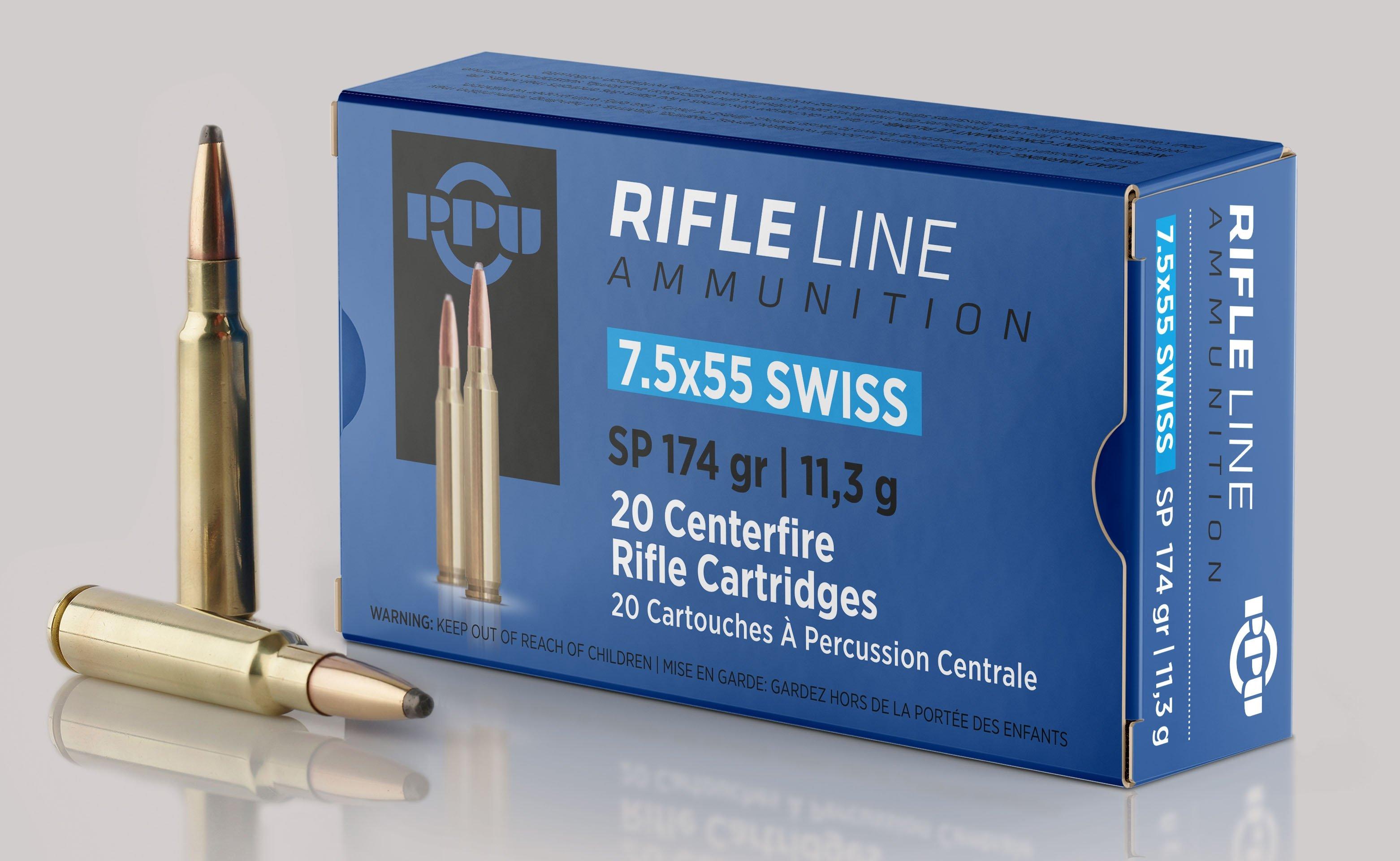 Prvi Partizan PP7SS 7.5x55 Swiss 174gr Soft Point Rifle Ammo 20/Box - View 2