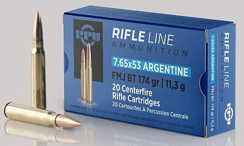 Prvi Partizan 7.65x53 Argentine 174Gr FMJ Boat Tail Ammo - 20 Rounds - View 2