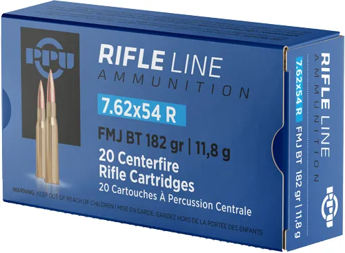 Prvi Partizan 7.62x54R 182 Grain FMJBT 20 Round Box PP76254F - View 2