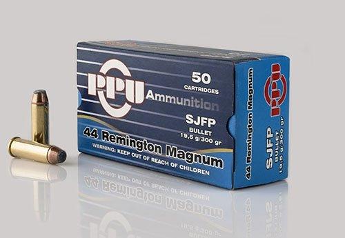 PPU PPH44MH Handgun 44RemMag 240gr Jacketed Hollow Point 50 Per Box/10 Case - View 2