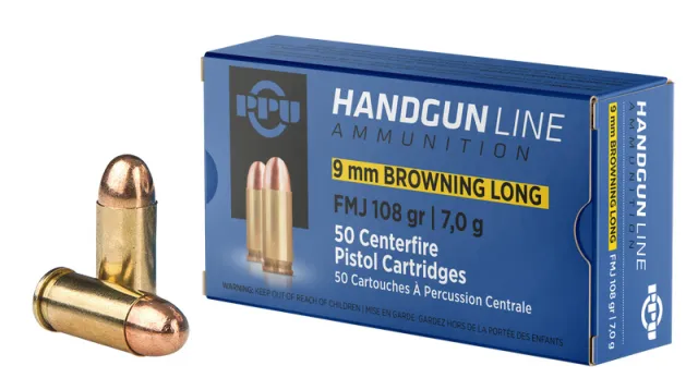 Prvi Partizan PPH9BL 9mm Browning Long 108 Grain FMJ 50 Rounds - View 2