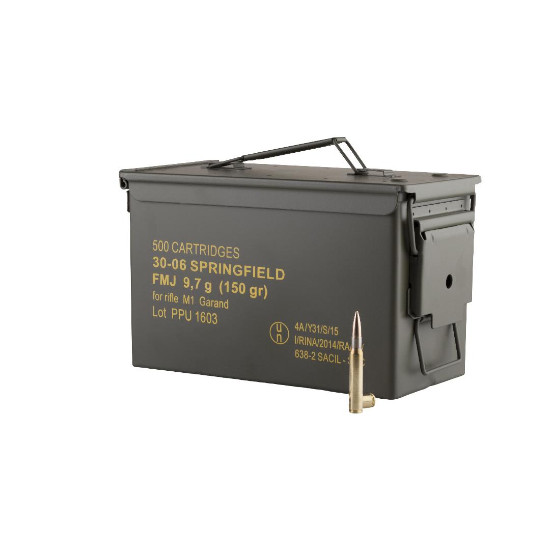 Prvi Partizan PP3006GMC 30-06 Springfield 150gr FMJ 500rds Ammo Can - View 2
