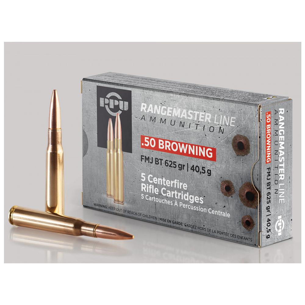 Prvi Partizan PPRM50 .50 BMG 625gr FMJ Ammo 5 Rounds - View 2