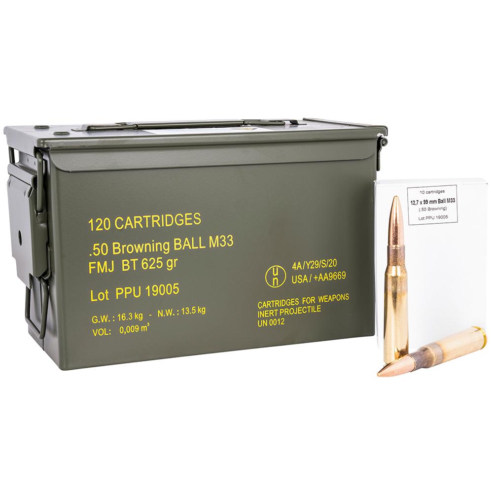 Prvi Partizan PPRM50M Rangemaster .50 BMG 625gr FMJ 120rds with Metal Can - View 2