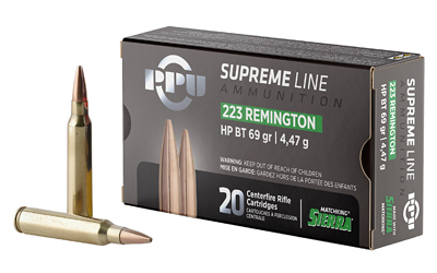 TR&Z PPMK223 Supreme Line 223 Rem 69gr Sierra MatchKing BTHP 20/Box - View 2