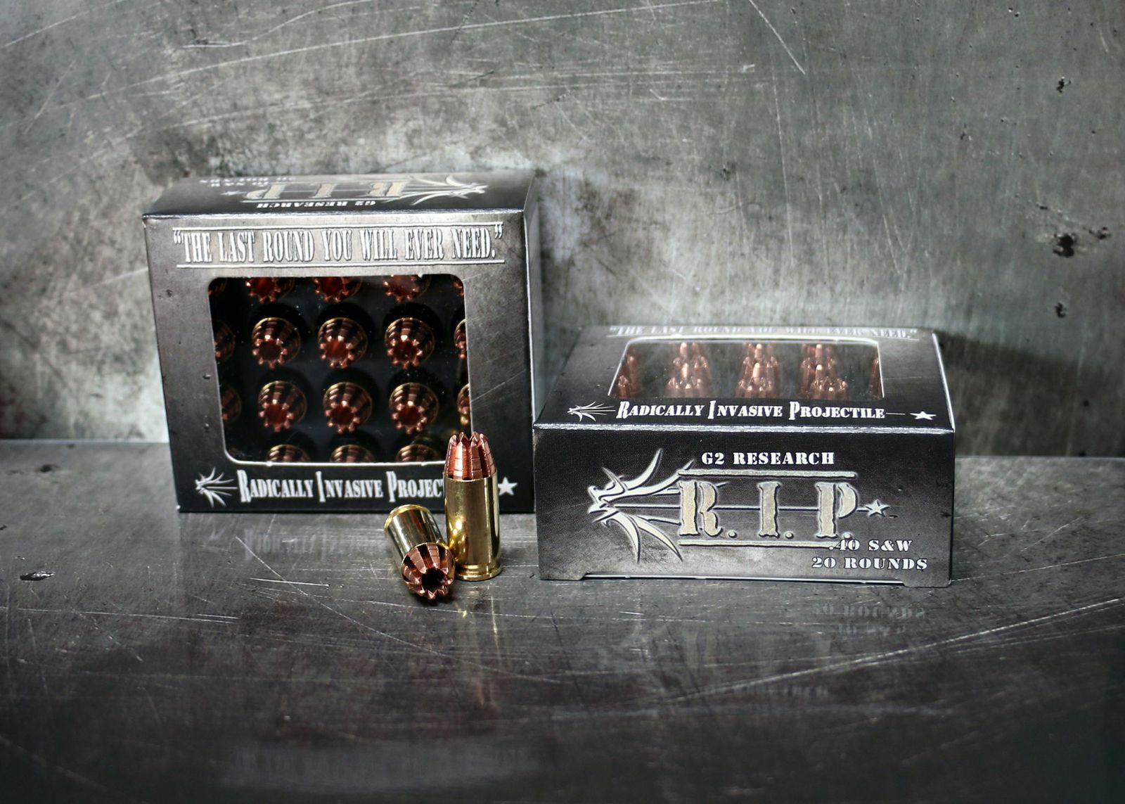 G2 Research RIP 40 S&W R.I.P Fracturing 115 gr Hollow Point (HP) 20 Bx/... - View 2