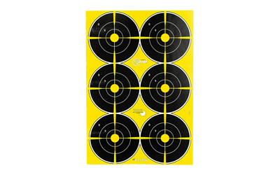 EZ-Aim Non-Adhesive Paper Splash Targets 6 Spot Bullseyes 8 Pack - View 2