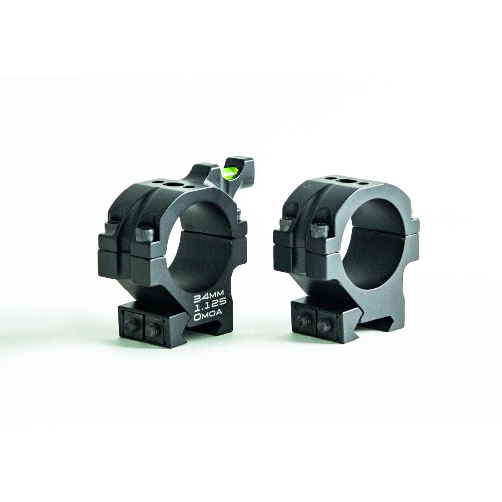 Masterpiece Arms RING351250 35mm 1.25 In Black Integrated Leveling - View 2