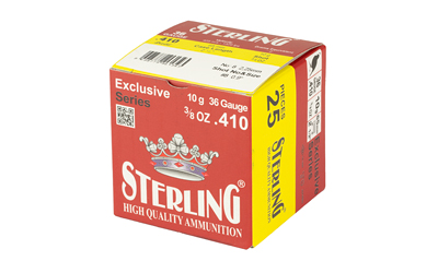 Sterling 8698779961343 .410 #8 2.5" 25Rd Ammo, 20 Boxes/Case - View 4