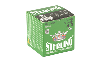 Sterling STL410RS .410 2.5" Rifled Slug 25 Ct Box, 20 Box Case - View 3