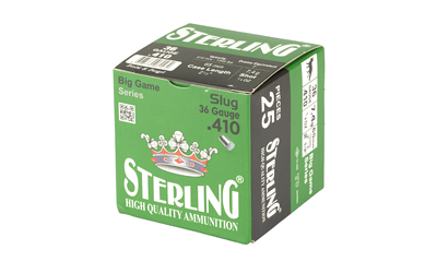 Sterling STL410RS .410 2.5" Rifled Slug 25 Ct Box, 20 Box Case - View 4
