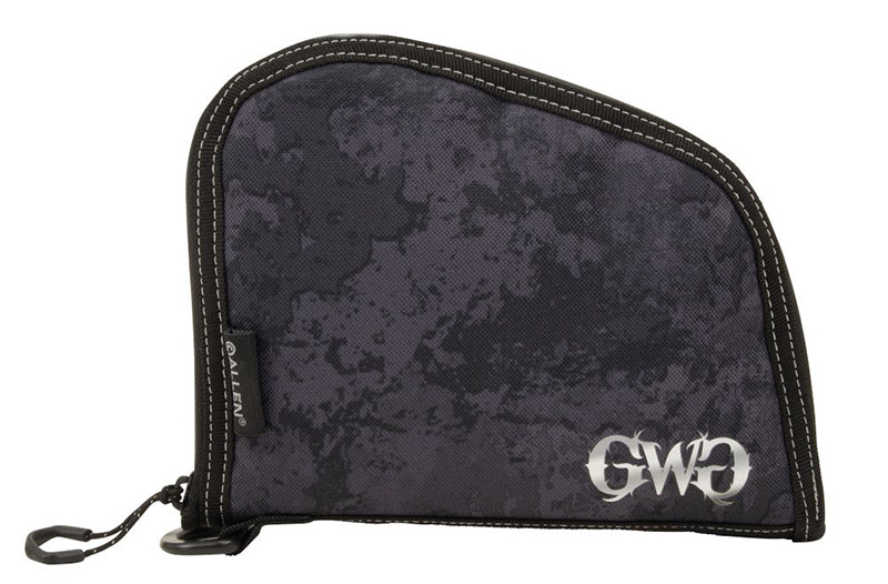 Girls With Guns Midnight Handgun Case 8" Canvas Shade Blackout Camo - View 2