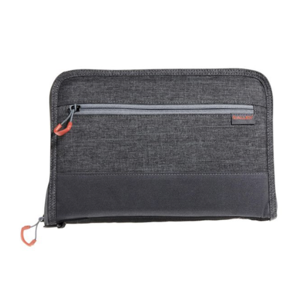 Allen Auto-Fit 2.0 Deluxe Handgun Case 11" Heather Gray and Red - View 2