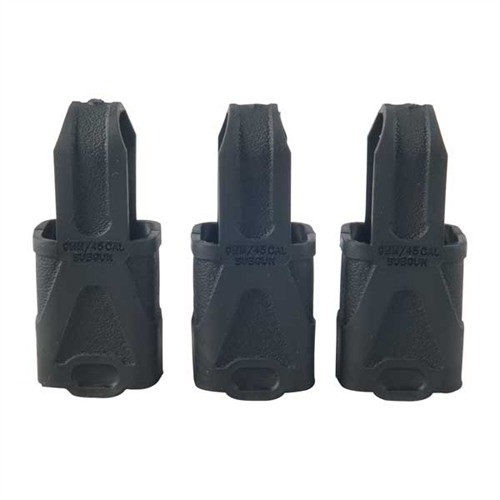 Magpul MAG003-BLK Original Magpul Made of Rubber w/ Black Finish for 9mm Subgun Mags/ 3 Per Pack - View 2