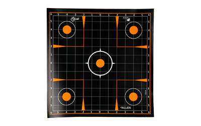 Allen EZ Aim Splash Sight-In Target 12"x12" 10 Pack - Orange/Black Self-Adhesive - View 2
