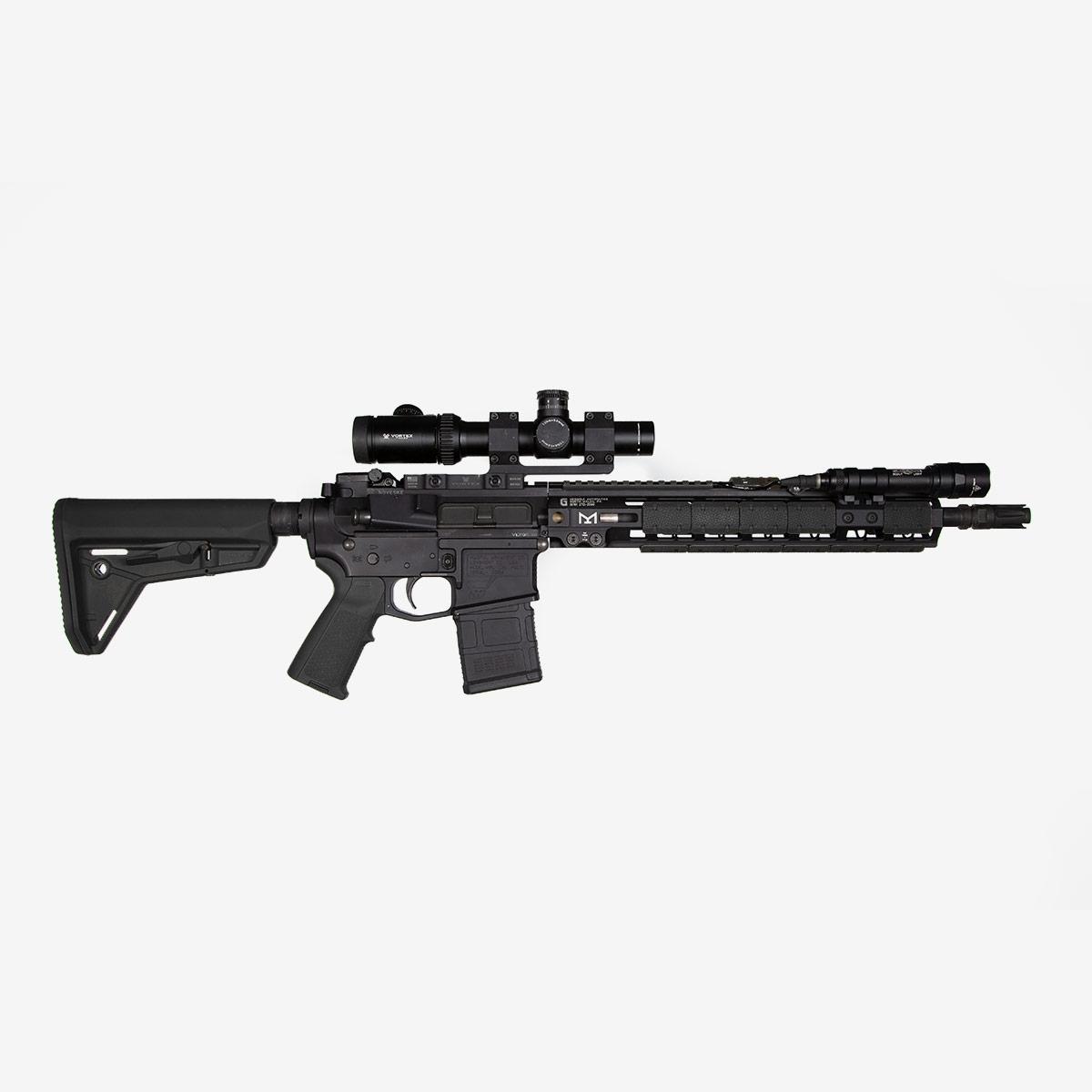 Magpul MAG347-BLK MOE SL Carbine Stock Black Mil-Spec AR-15 Polymer - View 2