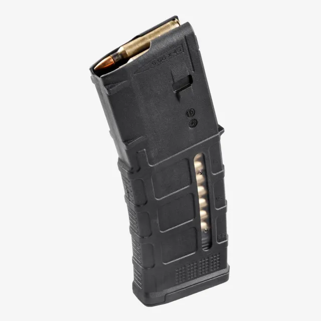 Magpul PMAG 30 GEN M3 Window: 30-Round 5.56x45 NATO .223 Remington Polymer Magazine with Transparent Windows - MAG556-BLK - View 2