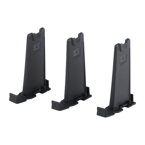 Magpul MAG286-BLK PMAG Minus Limiter 5.56x45mm 10rd Compatible w/ PMAG AR/M4 GEN M3 Mags Black Polymer/ 3 Per Pack - View 2