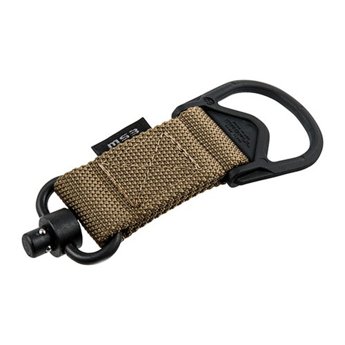 Magpul MAG517-COY MS3 QD Sling Adapter Coyote Brown 1.25" Webbing - View 2