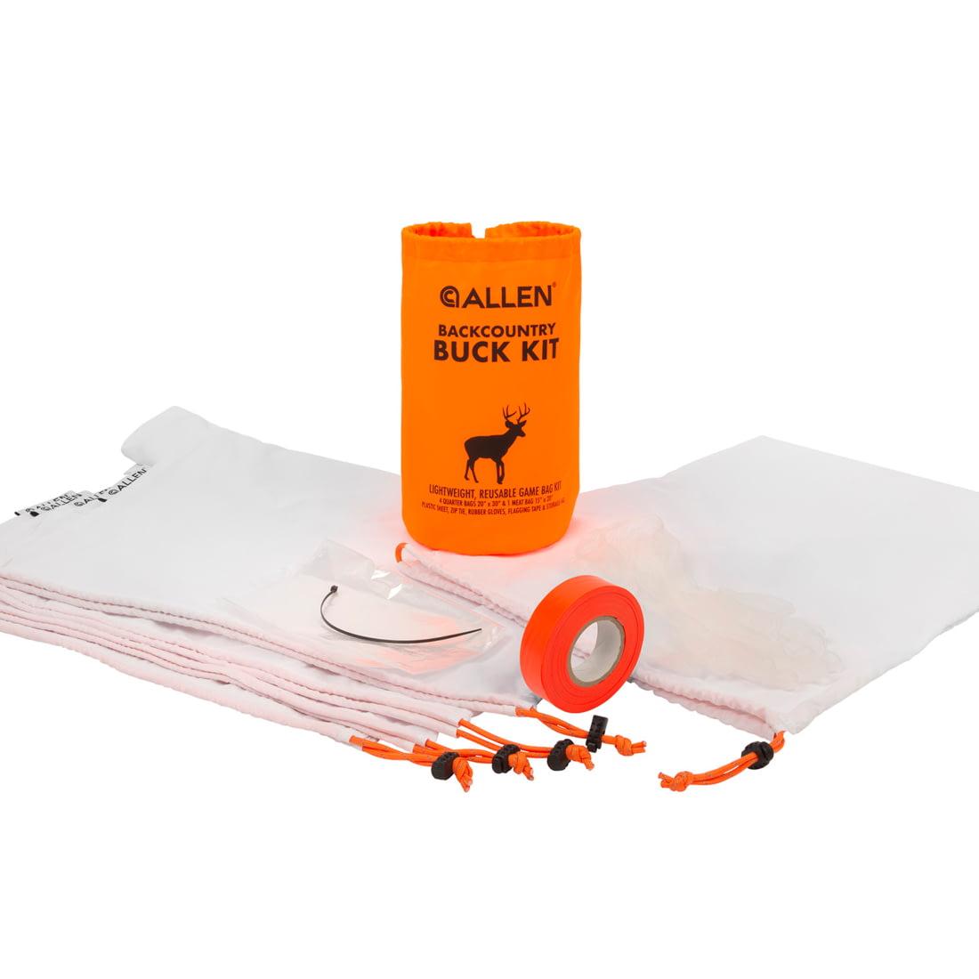 Allen Backcountry Buck Kit 6599, 4 Quarter Bags, 1 Meat Bag, Blaze Orange - View 2