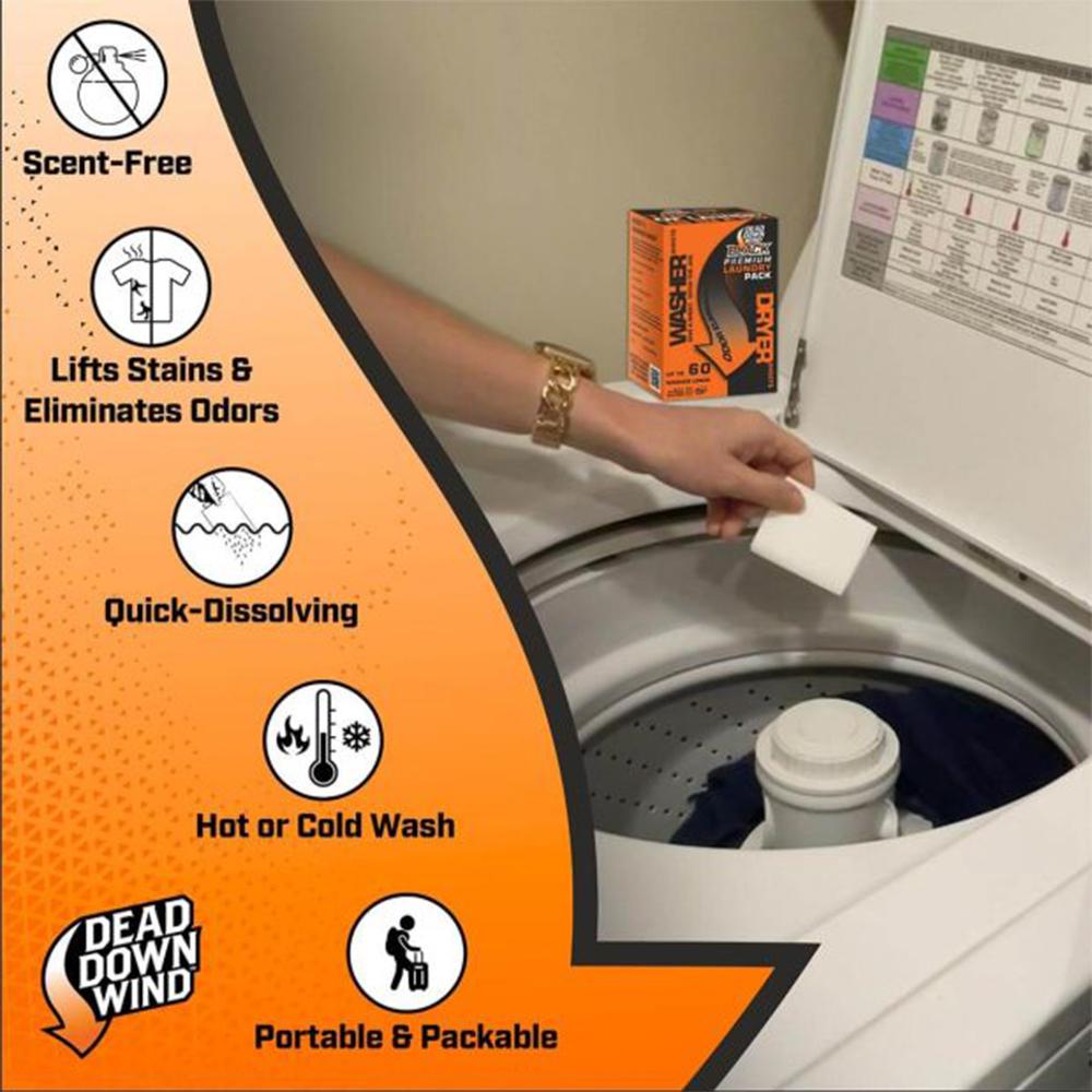 Dead Down Wind Laundry Detergent Sheets (Orange) 60 Pc - View 2