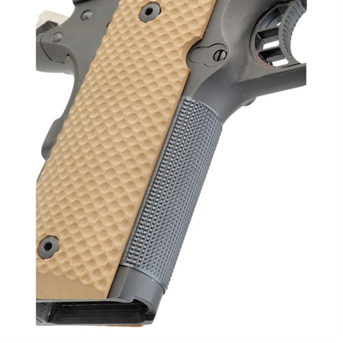 Wilson Combat 100B 1911 Checkered Frontstrap Blued Steel - View 2