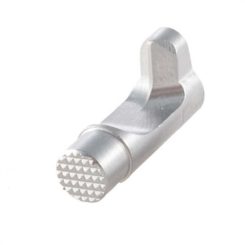 Wilson Combat 31TSBP 1911 Magazine Release Stainless Steel Checkered 30 LPI - View 2