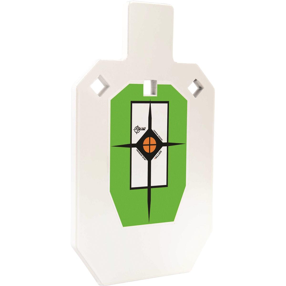 Allen Hardrock AR500 3/8" IPSC Target 10"x6" Silho - View 2