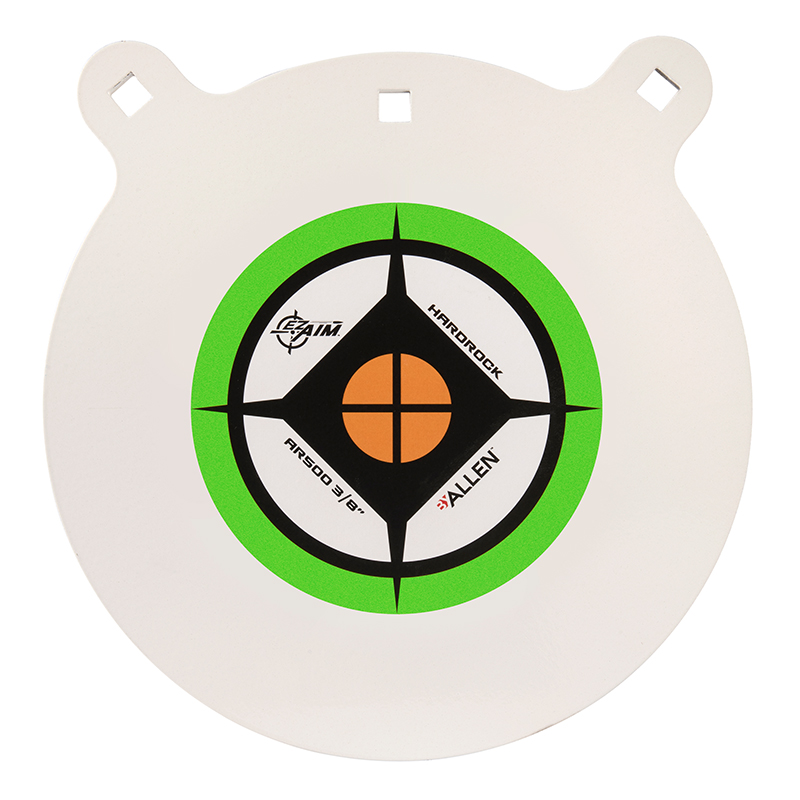 EZ-Aim 15599 Hardrock 12" AR500 Steel Gong Shooting Target .38" Thickness Black / Green / White - View 2
