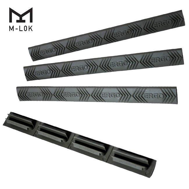 Ergo M-LOK WedgeLoK Slot Cover Grip Black Pack Of 4 Md: 4332-4PK-BK - View 2