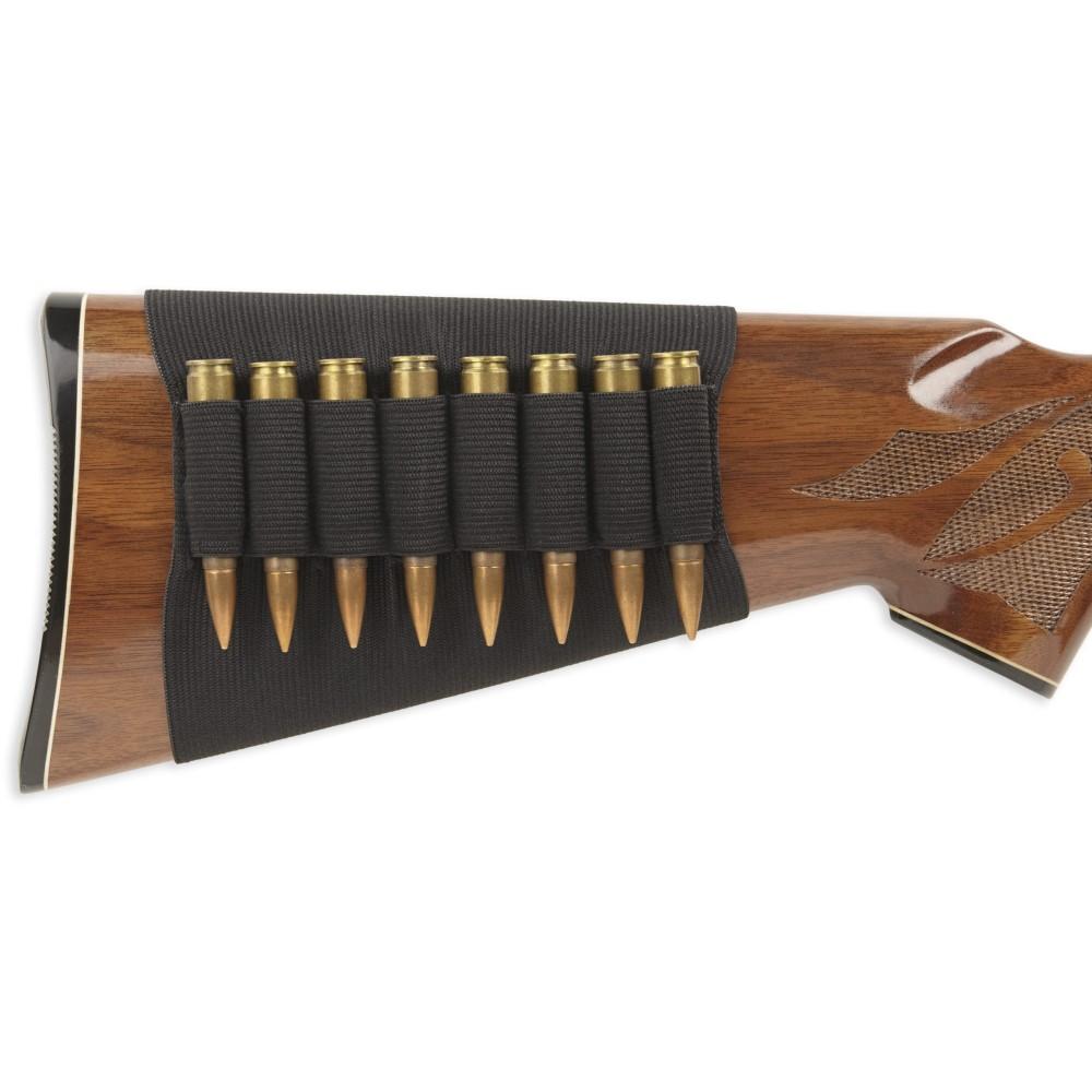 Bulldog Cases Butt Stock Shell Holder Fits Rifle Shells Black WBSR - View 2