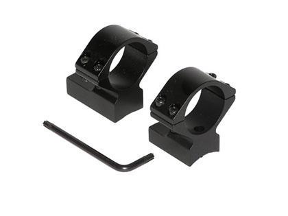 Talley 940705 Scope Mount/Ring Combo 1" Medium Black Anodized Aluminum - View 2