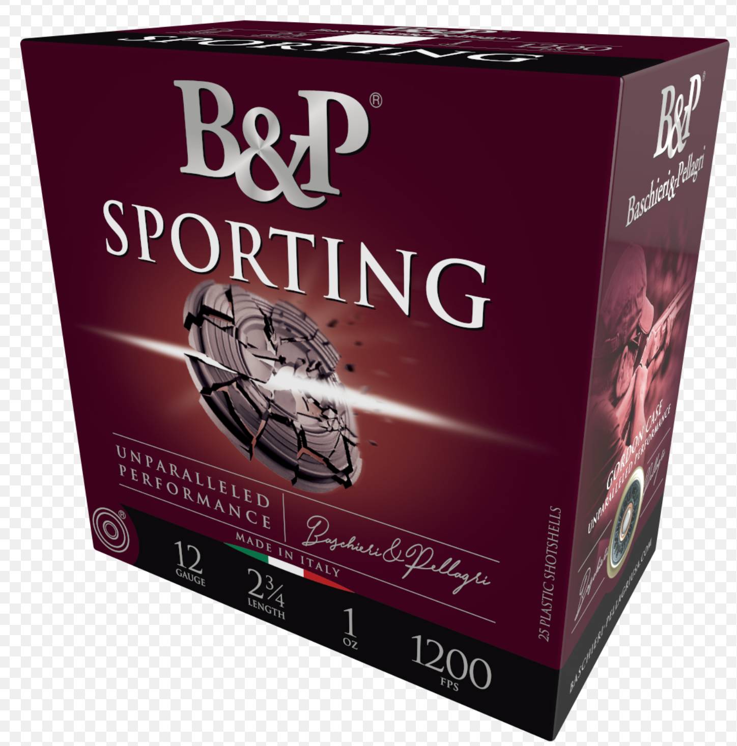 B&P Sporting Clay Shotgun Loads 12 ga. 2.75 in. 1 oz. 1200 FPS 8 Shot 25 rd. - View 2