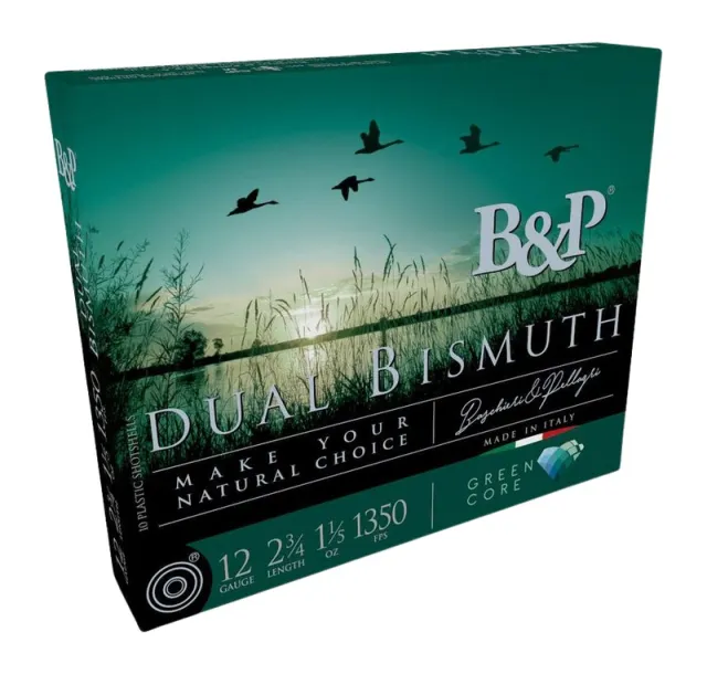 B&p Ammunition 12B5DB43 Dual Bismuth 12Gauge 2.75" 1 1/5oz 3/4Shot 10... - View 2