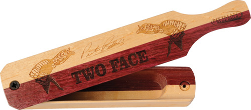 Pittman P401 Two Face Box Turkey Call, Purple Heart/Maple Wood - View 2