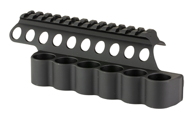 Mesa Tactical 94210 SureShell 6-Shell Side Saddle 5.5" Rail 12 Gauge Black - View 3