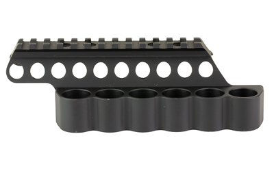 Mesa Tactical 94210 SureShell 6-Shell Side Saddle 5.5" Rail 12 Gauge Black - View 4