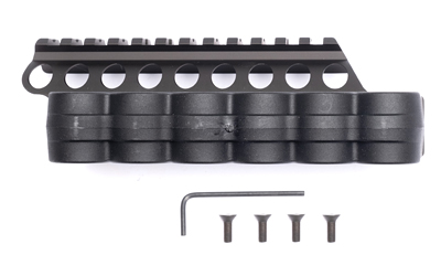 Mesa Tactical 94880 SureShell 6-Shell Side Saddle 4.75" Rail 12 Ga Black - View 2